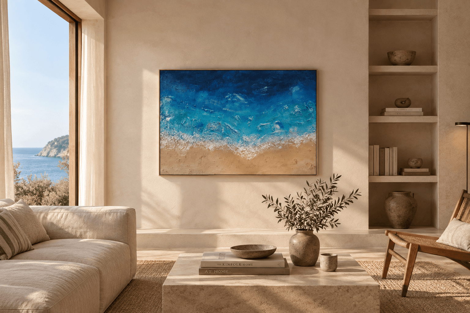 Mediterranean installed in a Mediterranean interior