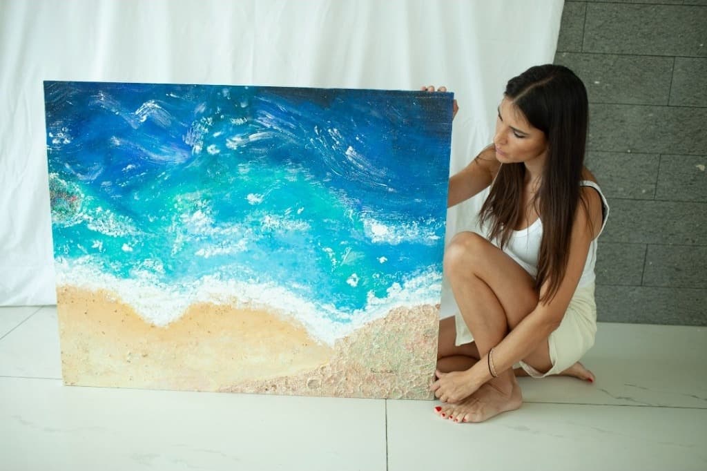 Paula de Motta with Ocean Storm