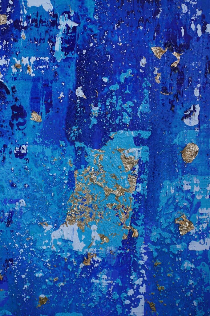 Azul oscuro, artwork