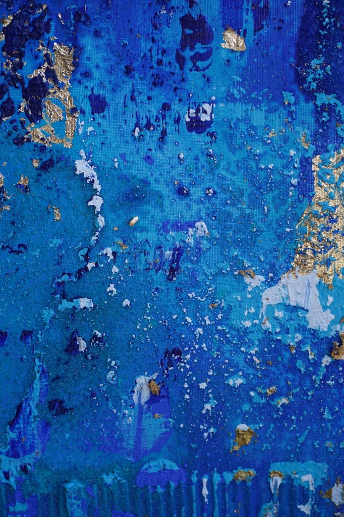 Azul oscuro, detail