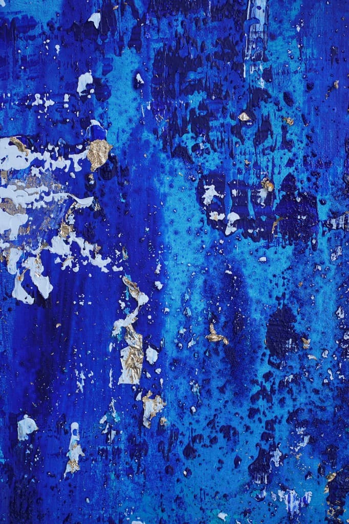 Azul oscuro, surface