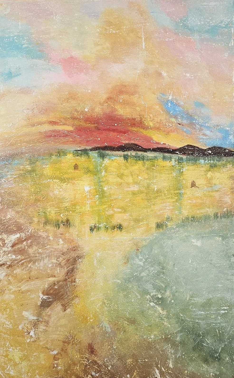 Campos de arroz, artwork
